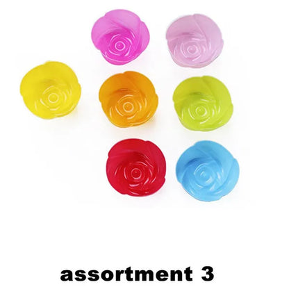 3/6/12/18/24pcs New Silicone Muffin Cake Cups for Kitchen Baking Circular Shape Square Shape Star Rose Pudding Cake Cup Creative Heart Shaped Rice Cake Cup Baking for Cupcakes and Muffin Bakeware Silicone Mold
