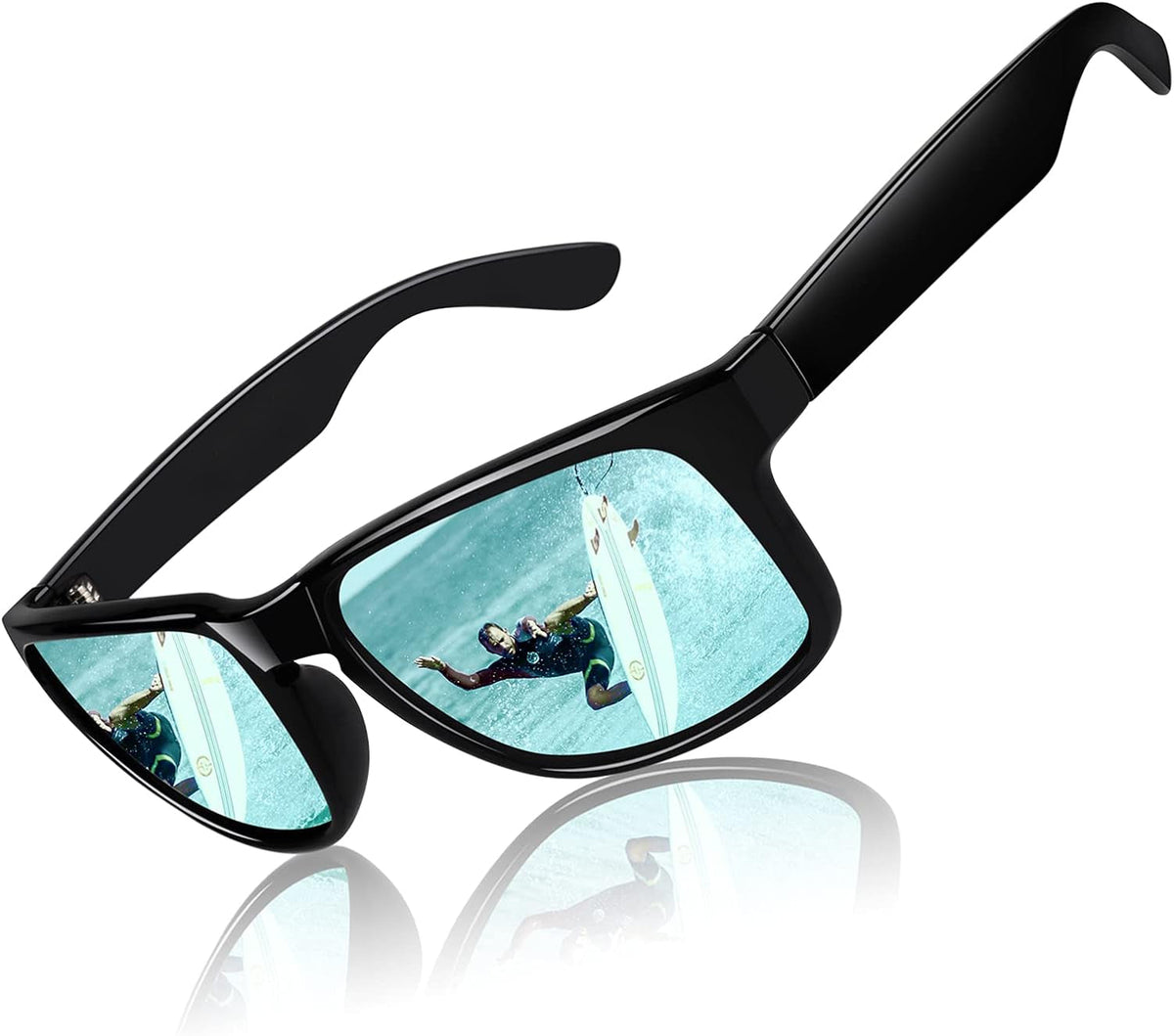 Polarized Sunglasses for Men Driving Sun glasses Shades 80's Retro Style Design Square