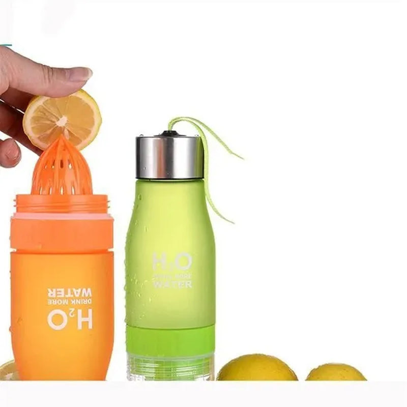 650ML Water Bottle Plastic Fruit Fruit Infusion Kids Drink Outdoor Sports Sports Bottle Citr 114