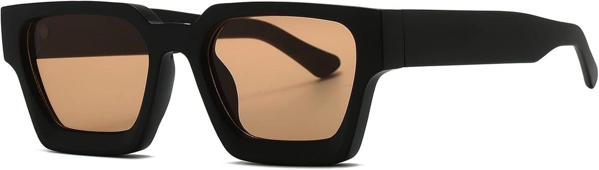 Square Sunglasses for Women Men Square Thick Frame Sun Glasses Simple Designer Style Shades