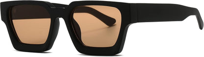 Square Sunglasses for Women Men Square Thick Frame Sun Glasses Simple Designer Style Shades