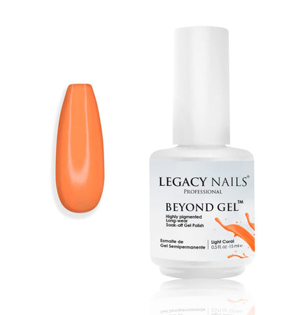 Professional Beyond Gel Soak-Off Nail Gel Polish Full Coverage Highly Pigmented Gel Nail Polish (BEYOND GEL - NATURAL 1/2 OZ)