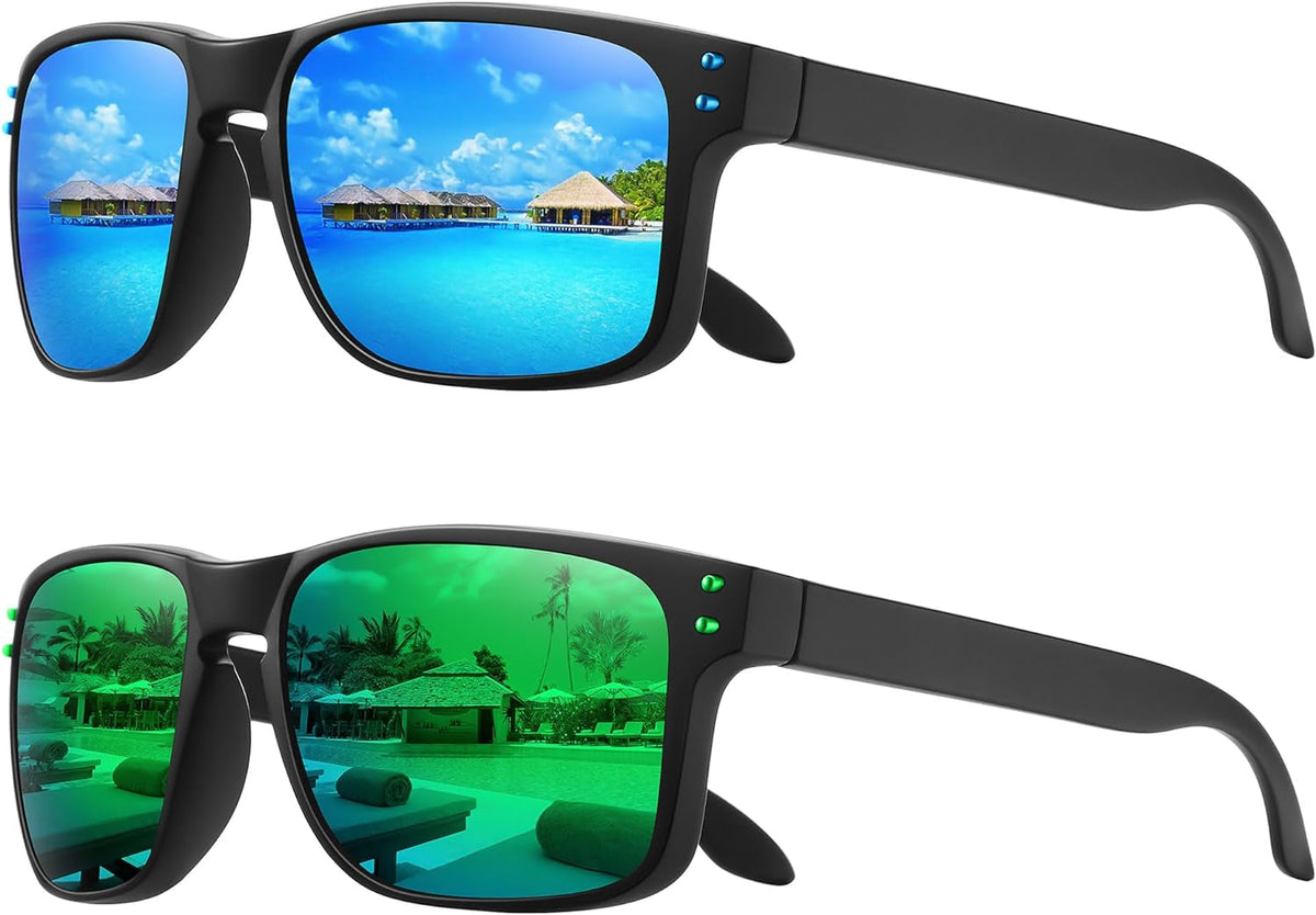 Polarized Sunglasses for Men Women Sports Driving Fishing Glasses UV400 Protection