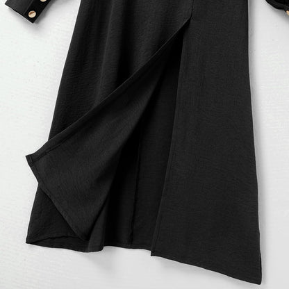Abaya Dress for Women Muslim Set Long Sleeve Ramadan Islamic Dress Shirt with Pants 2PCS Dubai Prayer Casual Clothes