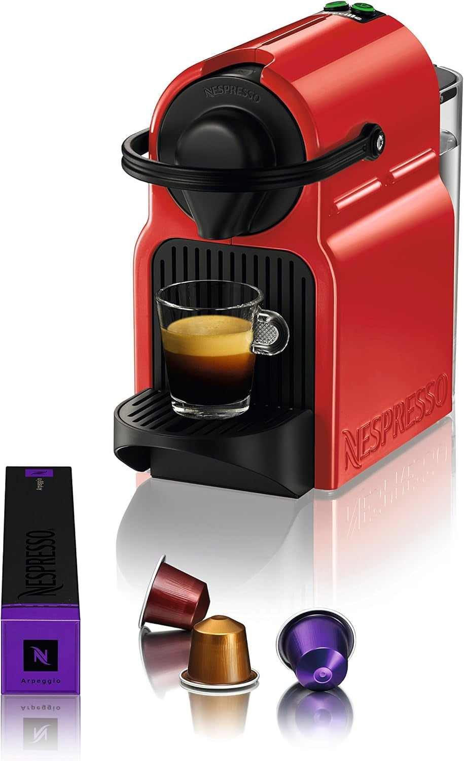 BEC120RED Inissia Espresso Machine by , 24 Ounces, Red