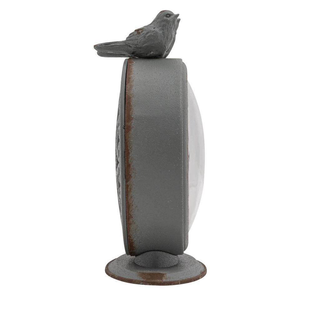 Two Birds round Table Clock
