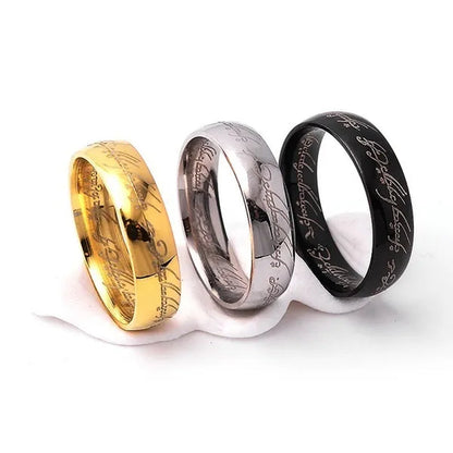 3pcs/set Fashion Lord of The Rings Stainless Steel Rings Engagement Rings Jewelry Gifts