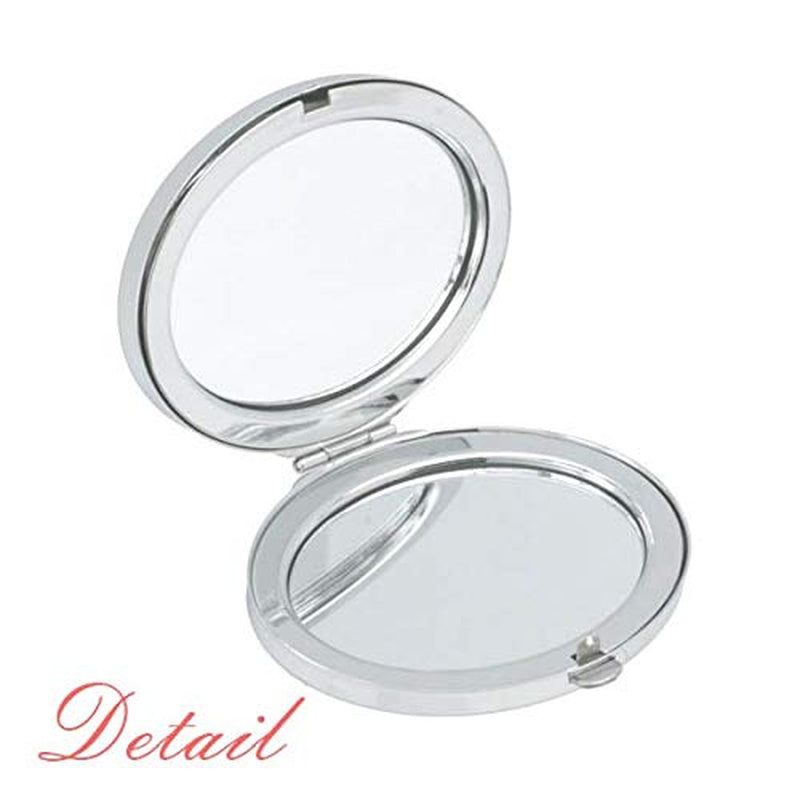 Russia Russian Nesting Dolls Female Mirror Portable Fold Hand Makeup Double Side Glasses