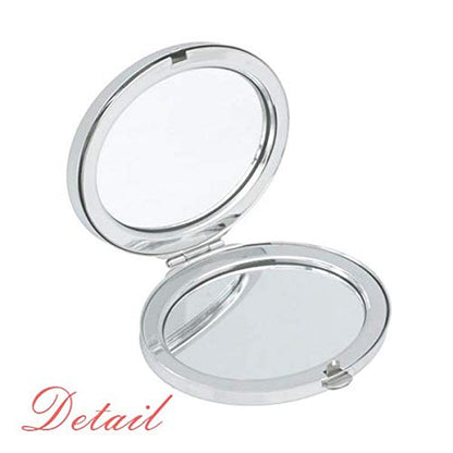 Russia Russian Nesting Dolls Female Mirror Portable Fold Hand Makeup Double Side Glasses