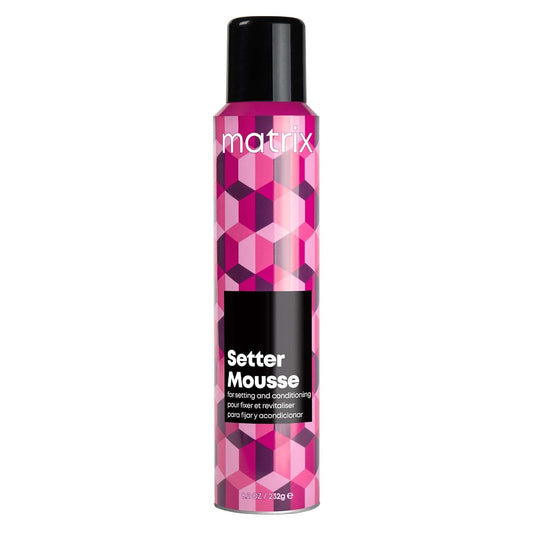 Setter Mousse - Provides Volumizing Lift and Shine, Humidity Resistant and Controls Frizz, for All Hair Types, Professional Hair Styling and Salon Styling Mousse, 8.2 Oz
