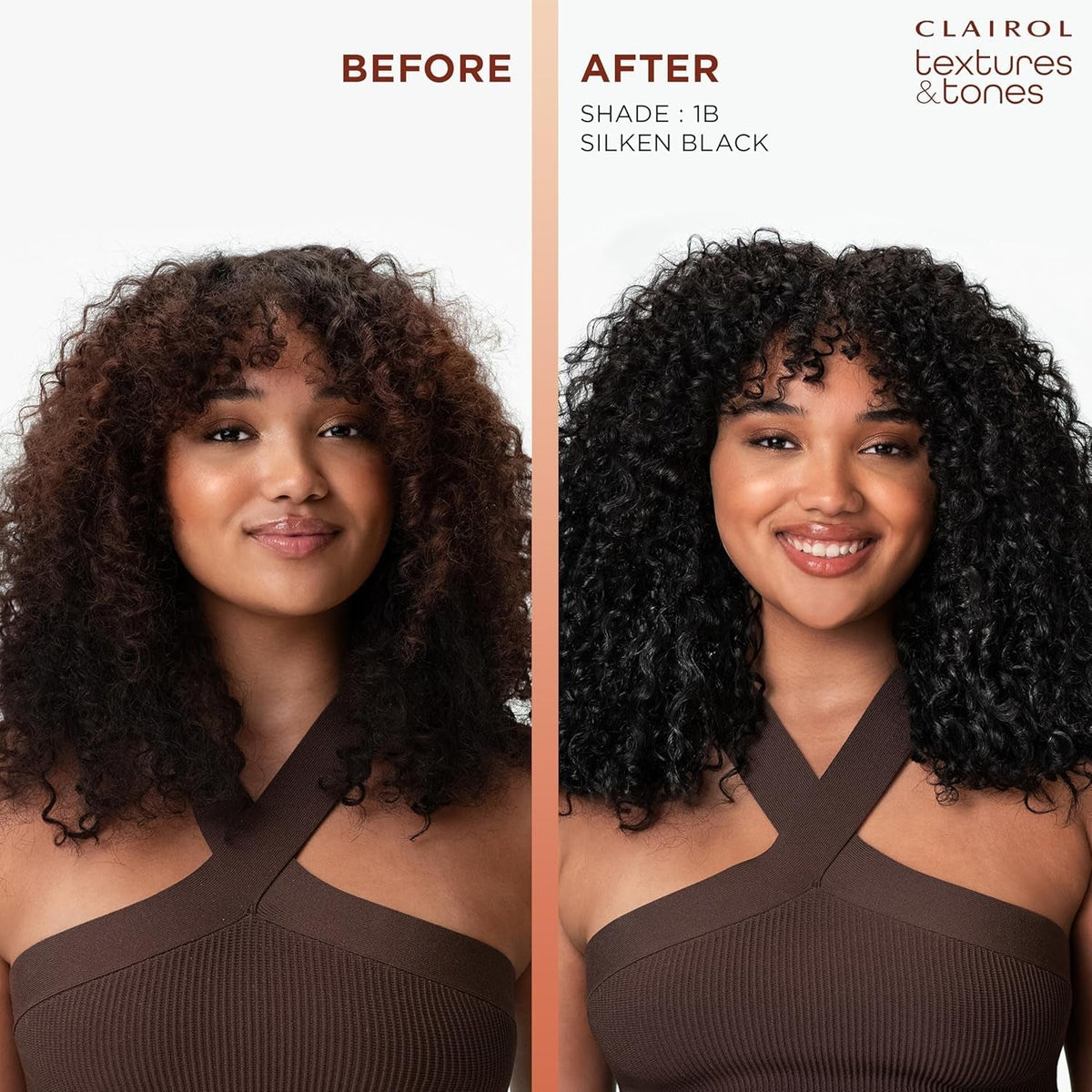 Textures & Tones Permanent Hair Dye, 1N Natural Black Hair Color, Pack of 1
