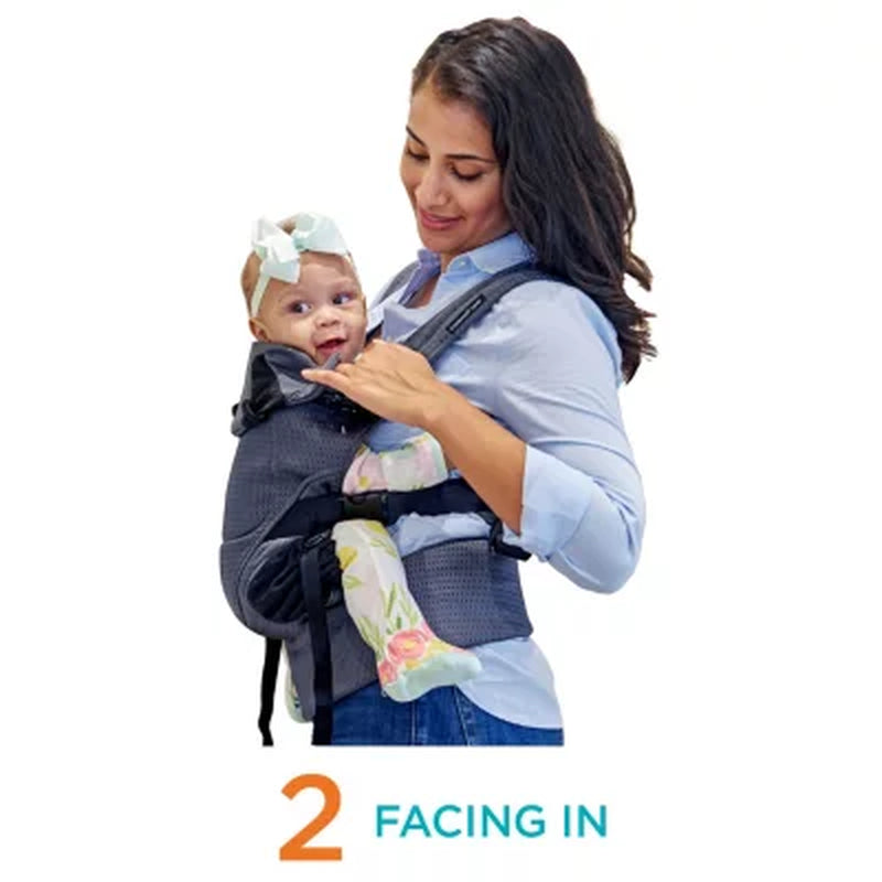 Contours Love 3-Position Baby Carrier, Black