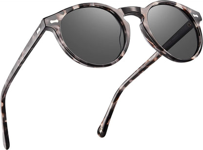 Vintage Polarized Sunglasses for Men UV400 Protection Retro Fashion Eyewear Hand-crafted Acetate Frame CA5288L