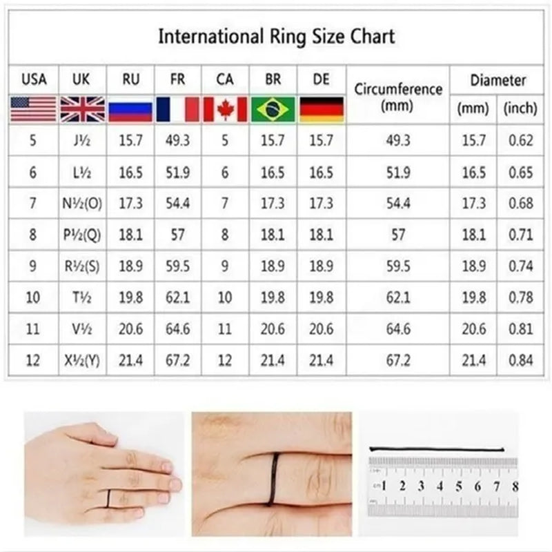 Trendy Luxury Rings for Women Shimmering Blue Spinel with Zircon Rings Romantic Valentine's Day Birthday Gift Bridal Wedding Party Anniversary Gift Fine Jewelry
