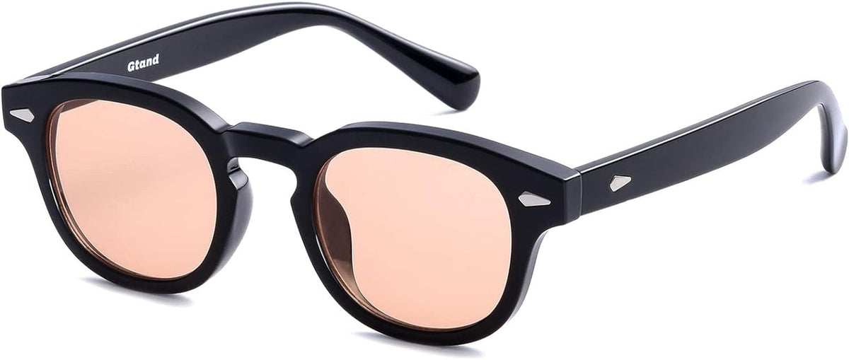 Unisex Vintage Retro Round Style Tinted Sunglasses For Men Women Fashion Circle Sun Glasses 46mm