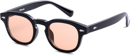 Unisex Vintage Retro Round Style Tinted Sunglasses For Men Women Fashion Circle Sun Glasses 46mm