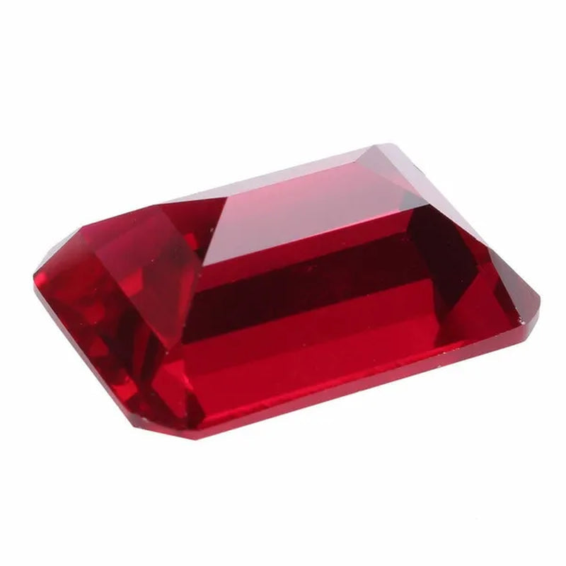 26.35CT Pigeon Blood Red Ruby 13x18MM Rectangle Cut AAAA+ Loose Gemstone Gifts