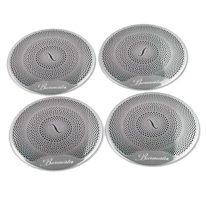 4Pcs Car Door Audio Speaker Decor Cover Loudspeaker 3D Trim Sticker for Mercedes Benz AMG C E Class W205 W213 GLC 2016 2017 Car Styling Accessories