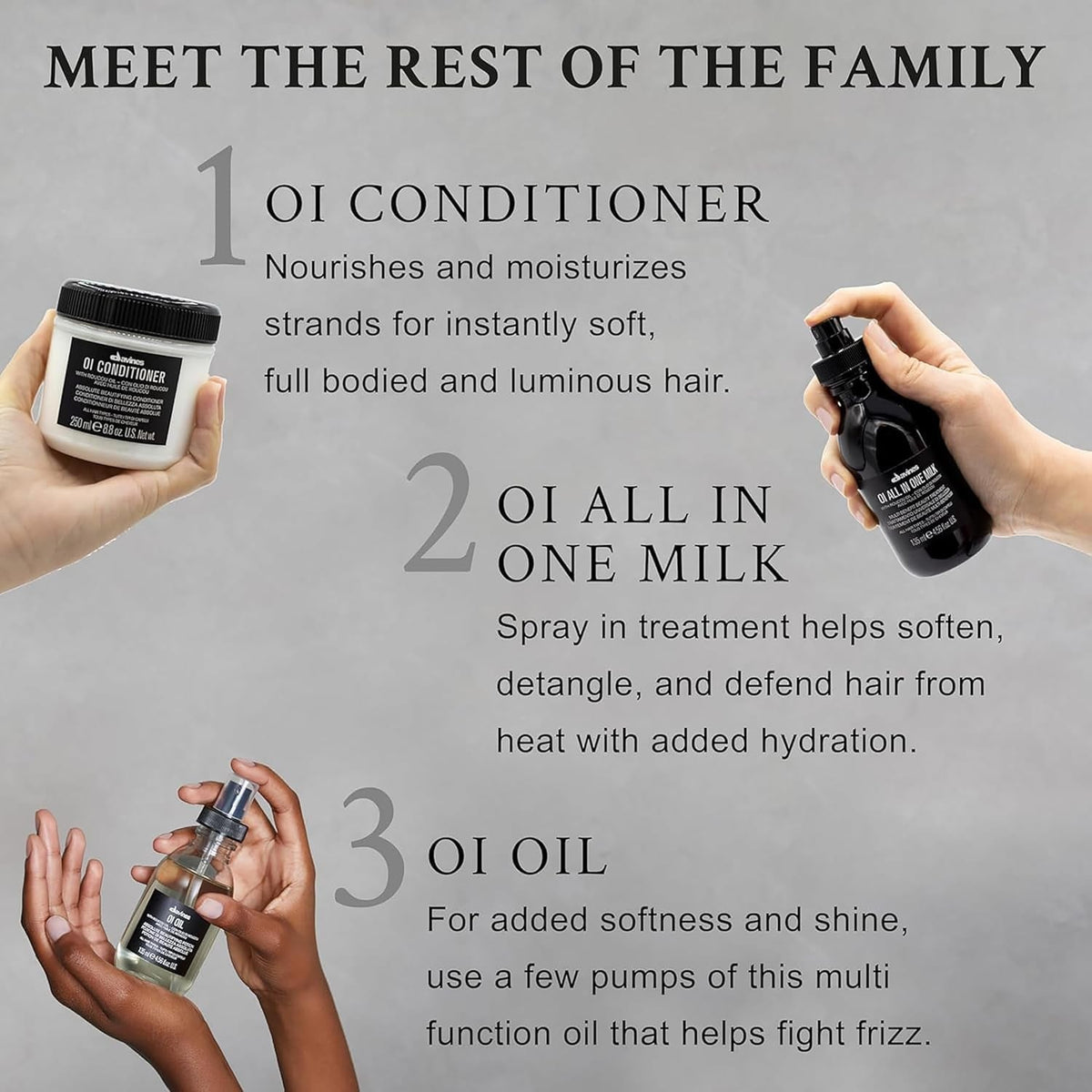 OI Oil | Weightless Hair Oil Perfect for Dry Hair, Coarse & Curly Hair Types | Conrol Frizz | Soft, Shiny Hair