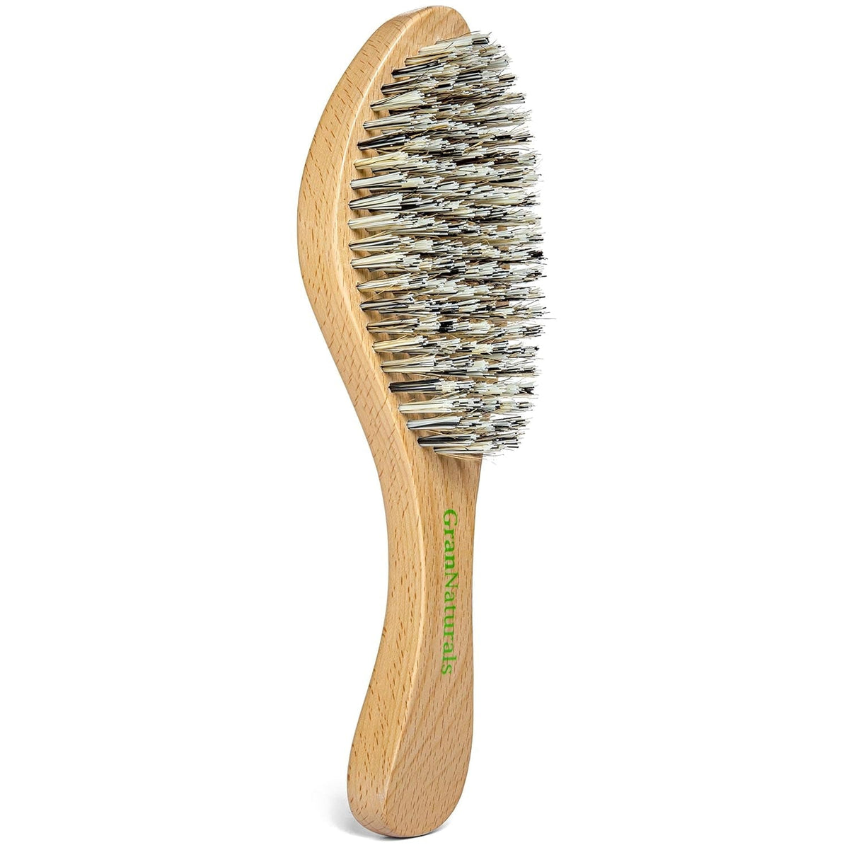 Extra Hard Wave Brush - Curved Boar & Extra Hard Nylon Bristle Hair Brush for 360 Waves
