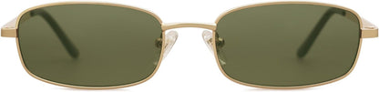 Small Y2k Narrow Rectangle Sunglasses Womens Mens Retro 80s 90s UV400 Sunnies SJ1187