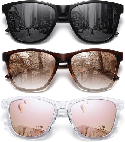 Polarized Sunglasses for Women Men Trendy Classic Retro Designer Style Fashion UV400 Protection