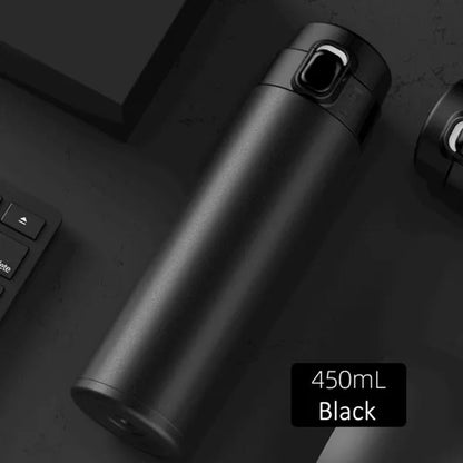 Portable Vacuum Flask Insulated Water Bottle Leak-Proof Double-Walled Coated Flask Travel Coffee Mug car thermo mug
