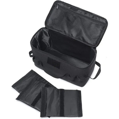 Outdoor Camping Gas Tank Storage Bag Large Capacity Ground Nail Tool Bag Gas Canister Picnic Cookware Utensils Kit Organizer