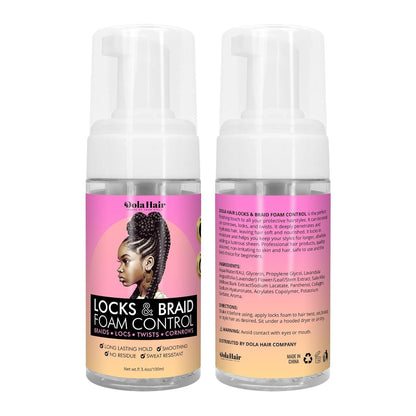 Curl Mousse for Wavy Hair Hair Foam for Locks Box Braids Curly Hair Setting, Styling Mousse for Natural Hair