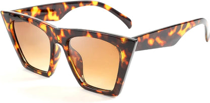 Vintage Square Cat Eye Sunglasses Women Trendy Cateye Sunglasses B2473