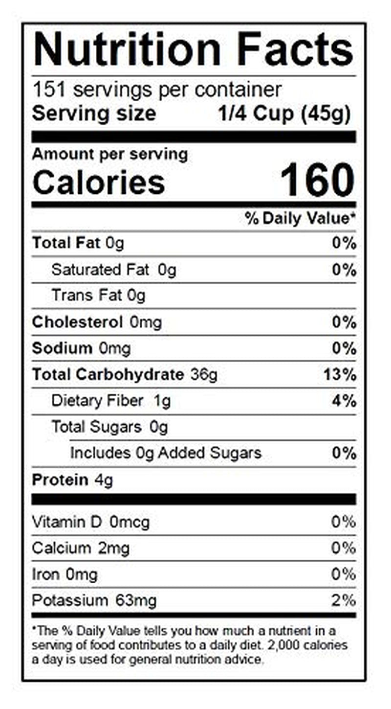 Authentic  - Naturally Aged Long Grain Indian White Basmati Rice - 15 Lbs