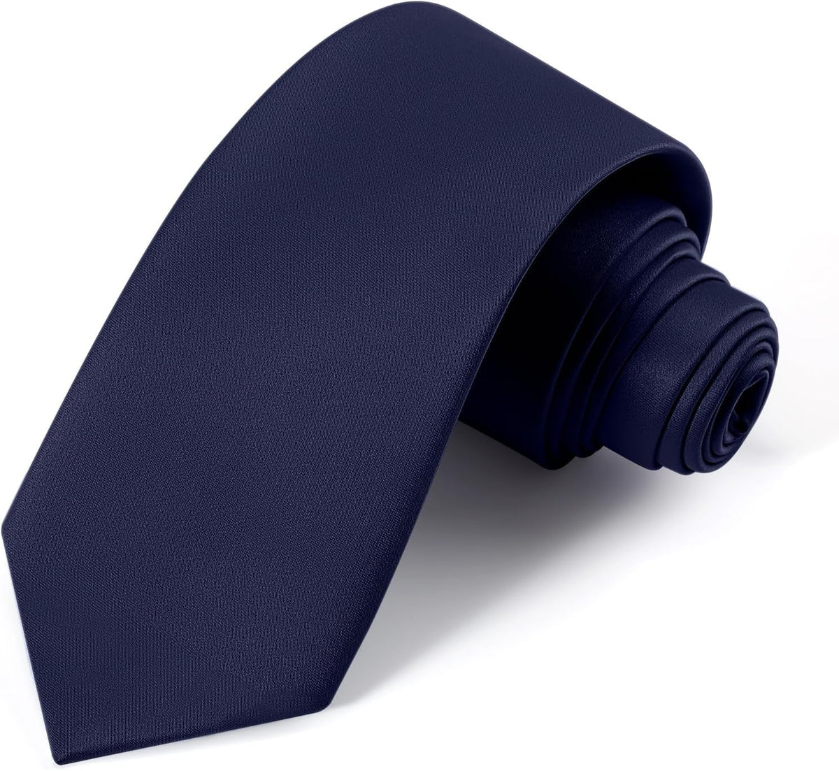 Black Ties for Men Solid Pure Color Formal Neckties 3.15" (8CM) Men'S Tie Gift Box