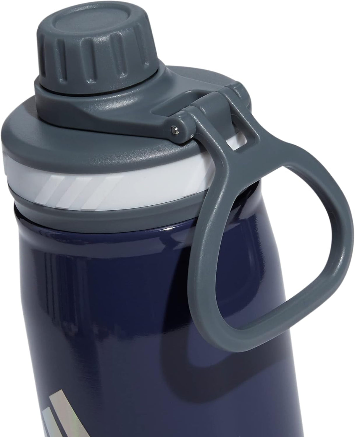 600 ML (20 Oz) Metal Water Bottle, Hot/Cold Double-Walled Insulated 18/8 Stainless Steel, Shadow Navy/Onix Grey/Silver Reflective, One Size