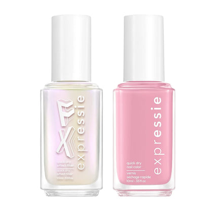 expr, Quick-Dry Nail Polish, 8-Free Vegan, Translucent Lavender Gray, Skip The Track, 0.33 fl oz