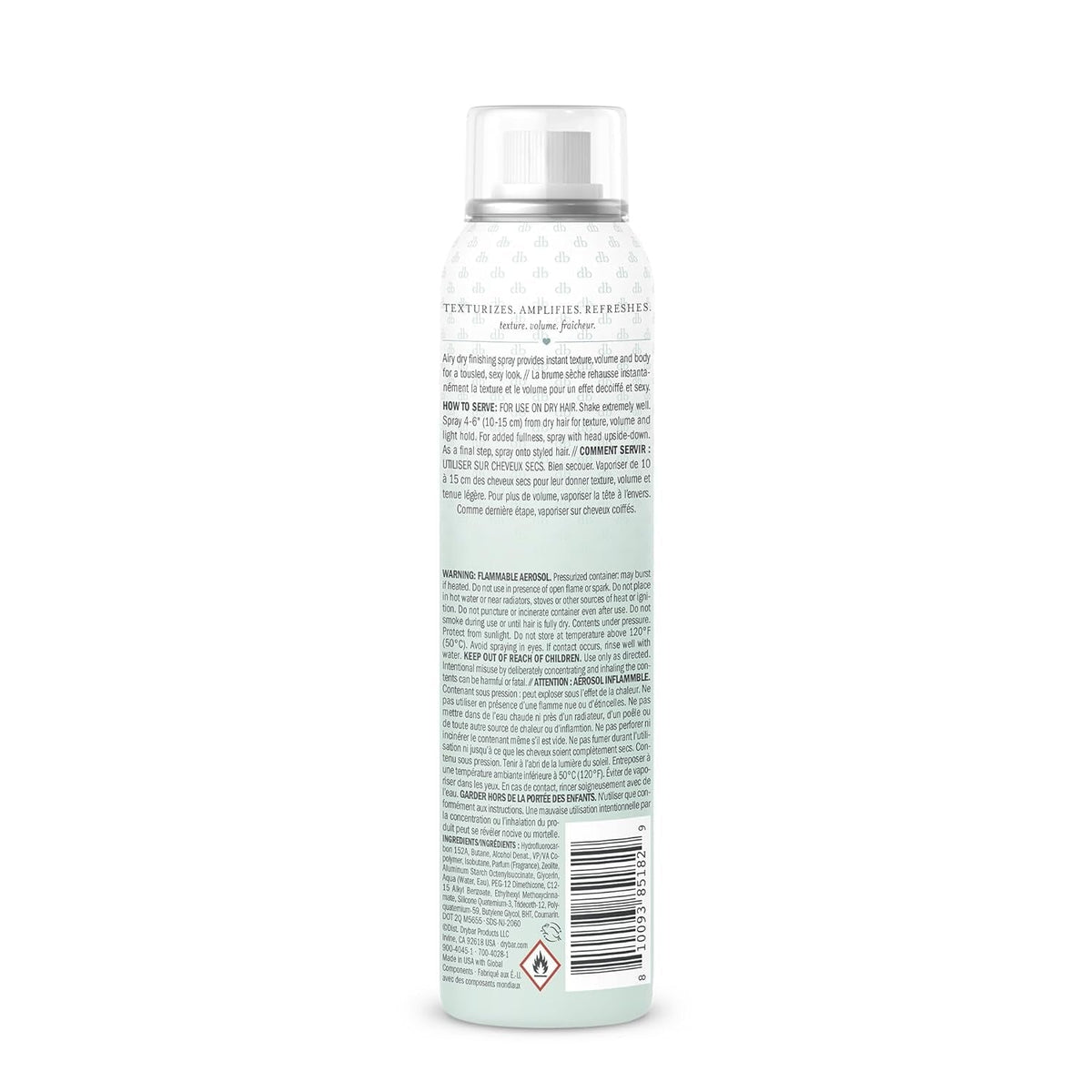 Drybar Triple Sec 3-In-1 Finishing Spray | Adds Texture, Amplifies and Refreshes Hair for Fuller Styles & Absorbs Light Oils, All Hair Types