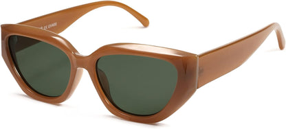 Trendy Cute Cat Eye Polarized Sunglasses for Women Fashion Cateye Womens Sunnies SJ2237
