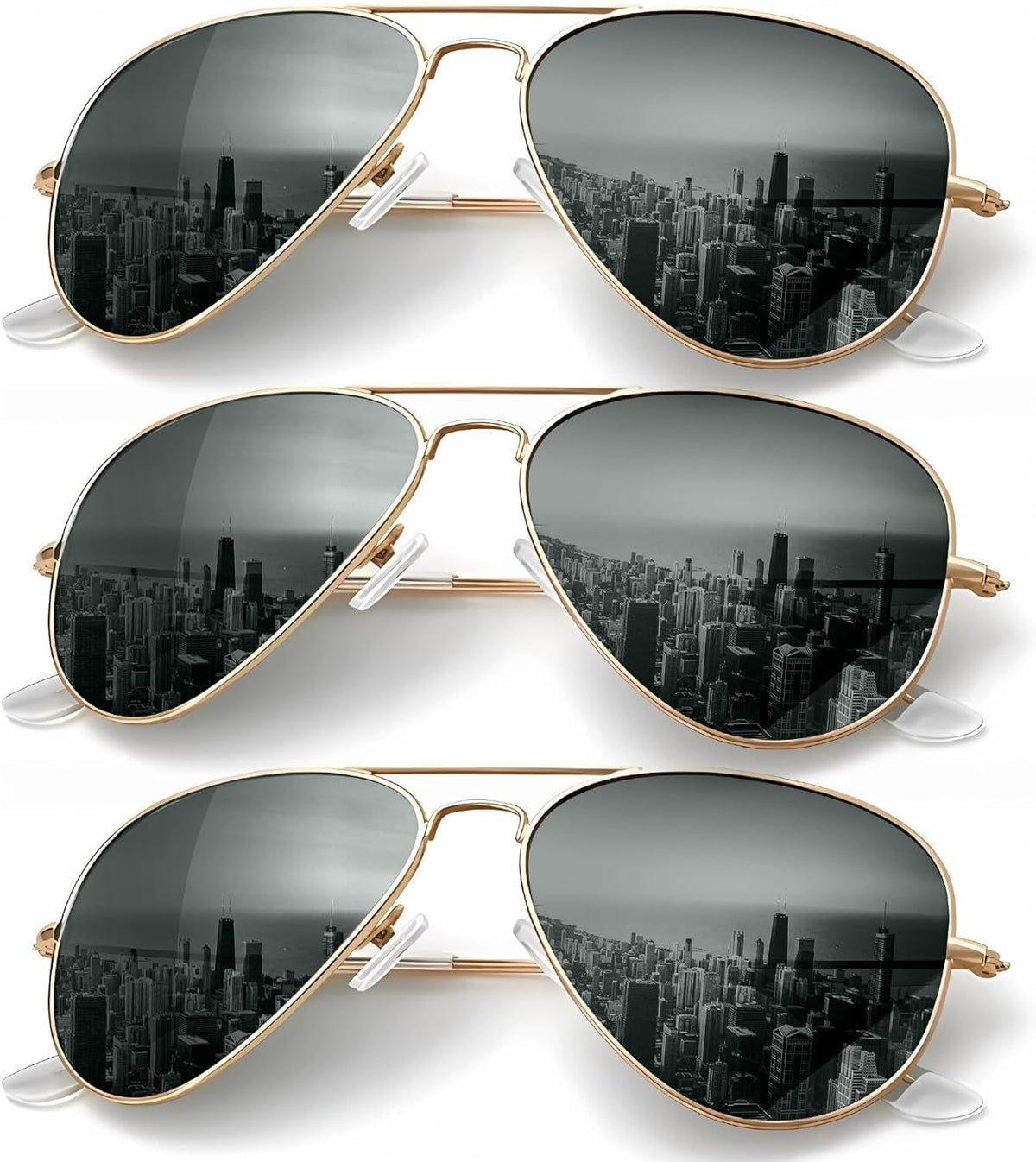 Classic Aviator Sunglasses for Men Women Driving Sun glasses Polarized Lens UV Blocking