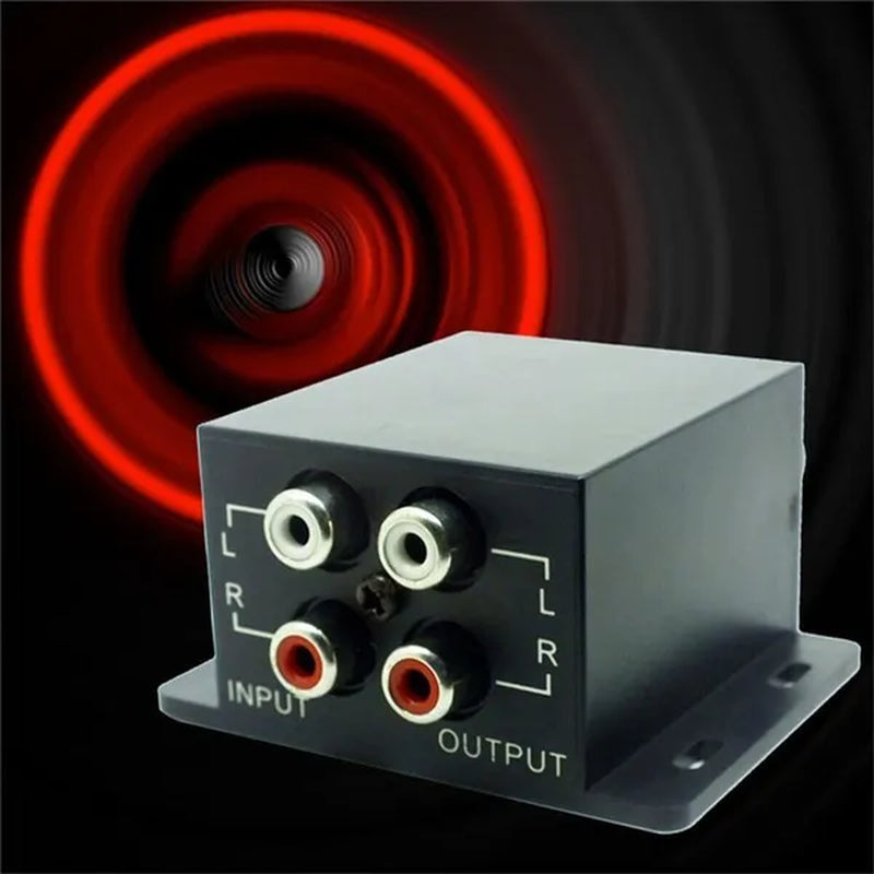 Car Amplifier Audio Regulator Bass Subwoofer Equalizer Crossover Controller RCA Adjust Line Level Volume
