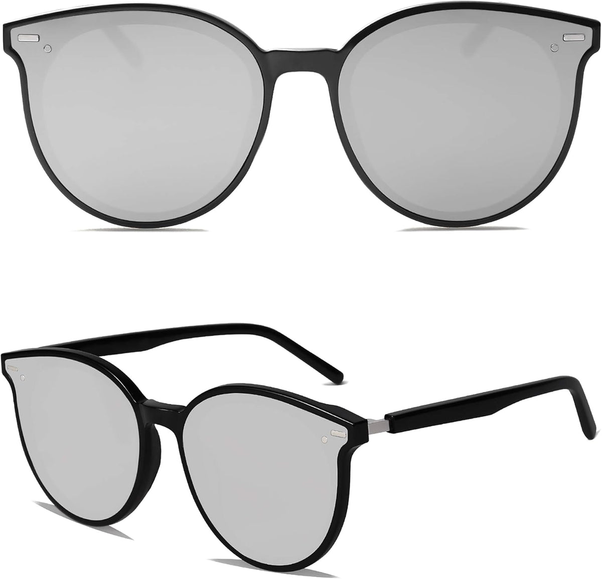 Sunglasses Womens Trendy 2025 Classic round Retro Vintage Shades Large Frame Sunnies SJ2067