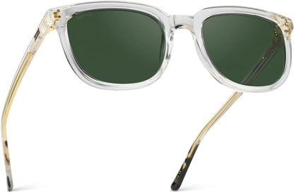 Polarized Classic Retro Flat Square Unisex Sunglasses