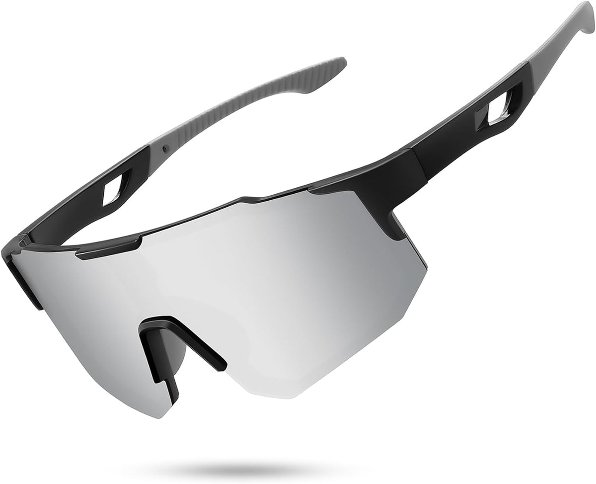 Polarized Sports Sunglasses for Men Women,Driving Fishing Cycling Mountain Bike Sunglasses UV400 Protection
