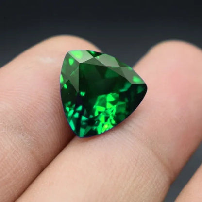 Stone of Life 3A Colombia Emerald Corundum Spinel Various Shapes Mosaic Jewelry Diy Green Gem AAA 5-7MM