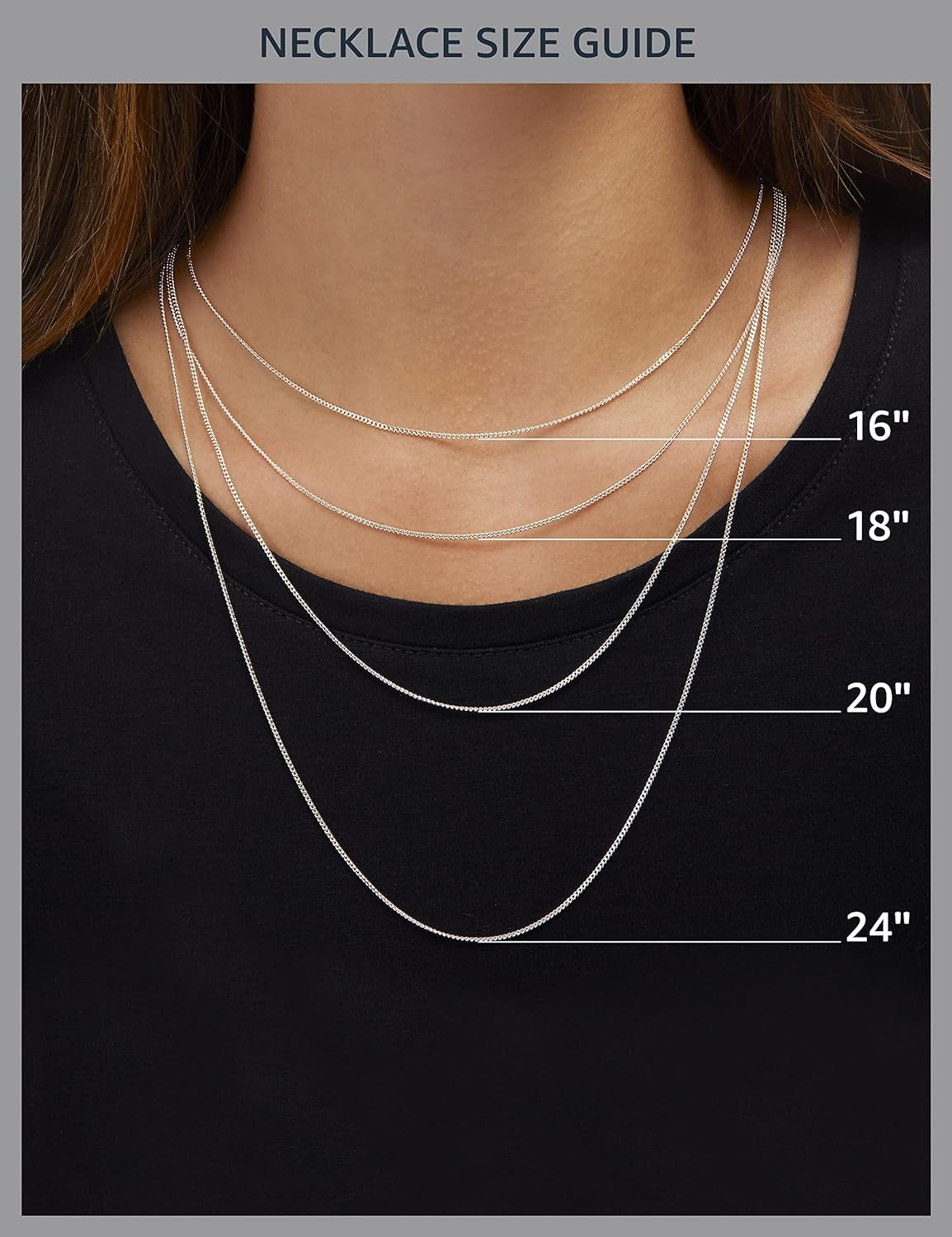 Platinum Plated Sterling Silver Infinite Elements Cubic Zirconia Initial Pendant Necklace, (Previously Amazon Collection)