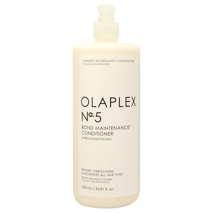 No. 5 Bond Maintenance Conditioner, Repairs, Strengthens, & Nourishes All Hair Types, Leaving Hair Feeling Soft & Adds Shine, 33.8 Fl Oz