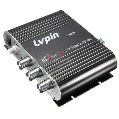 Mini HIFI Audio Stereo Power Amplifier Subwoofer MP3 Car Radio Channels 2 Household Super Bass Lvpin 838