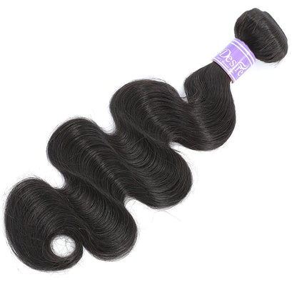 12A Body Wave Bundles Human Hair 8 Inch 1 Bundles 100% Unprocessed Brazilian Virgin Raw Hair Extensions Natural Black Weave Real Human Hair for Women
