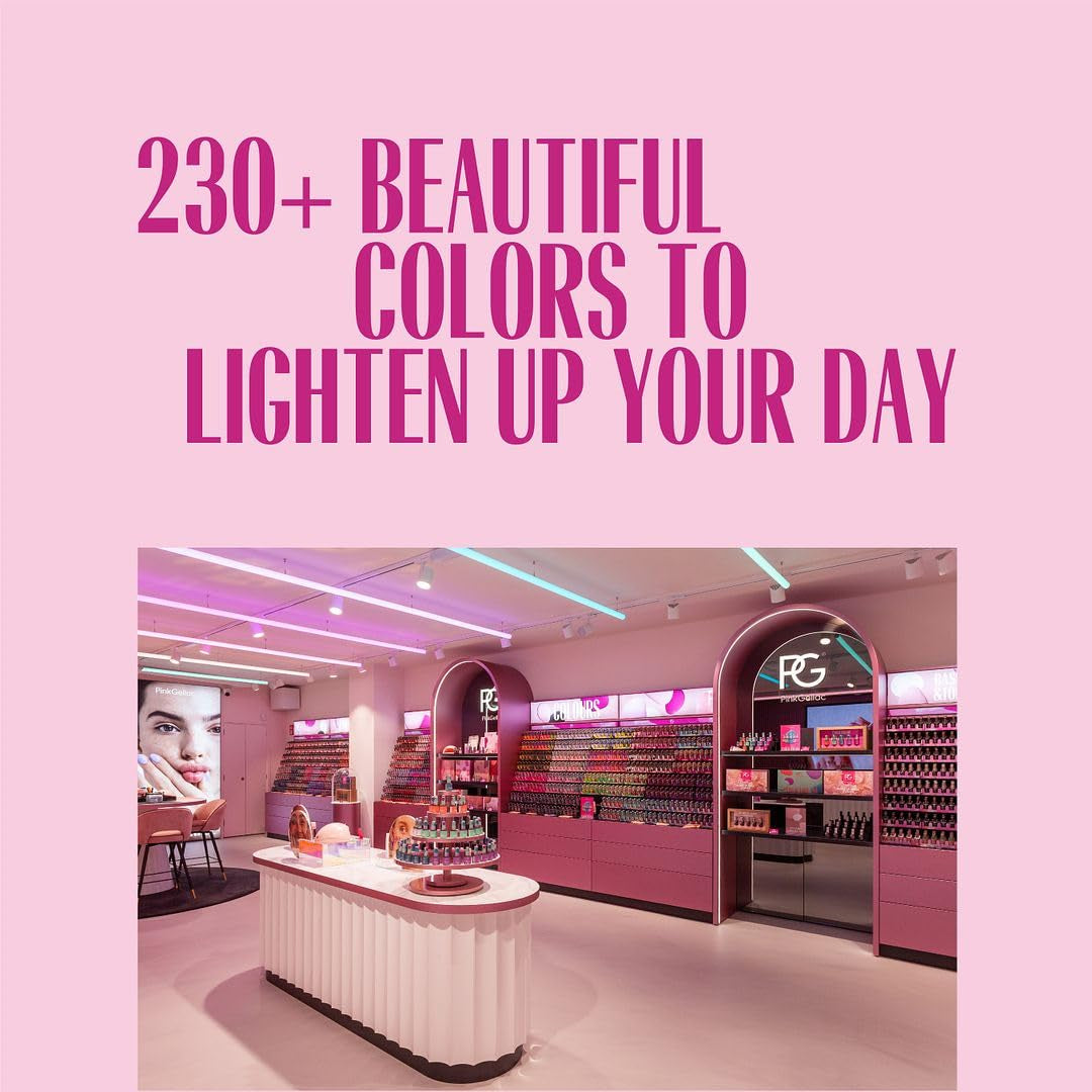 Neon Pink Gel Nail Polish 0.5 oz - Gel Nail Color Ruby Pink - Stunning Pink Nail Gel Polish with a Creamy Finish - Gel Color for Nail Art - UV Polish Made in the Netherlands