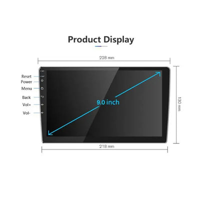UNITOPSCI NEW 2Din Android 11 Car Stereo Radio 9'' HD Touch Screen Car MP5 Player Autoradio GPS Support WIFI Bluetooth Mirror Link FM/RDS Radio【For Mercedes-Benz C-Class 2007-2010】