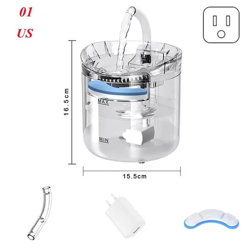 Cat Automatic Water Dispenser Circulating Filter Constant Temperature Pet Drinking Fountain Mute Cat and Dog Water Feeding Cat Daily Necessities