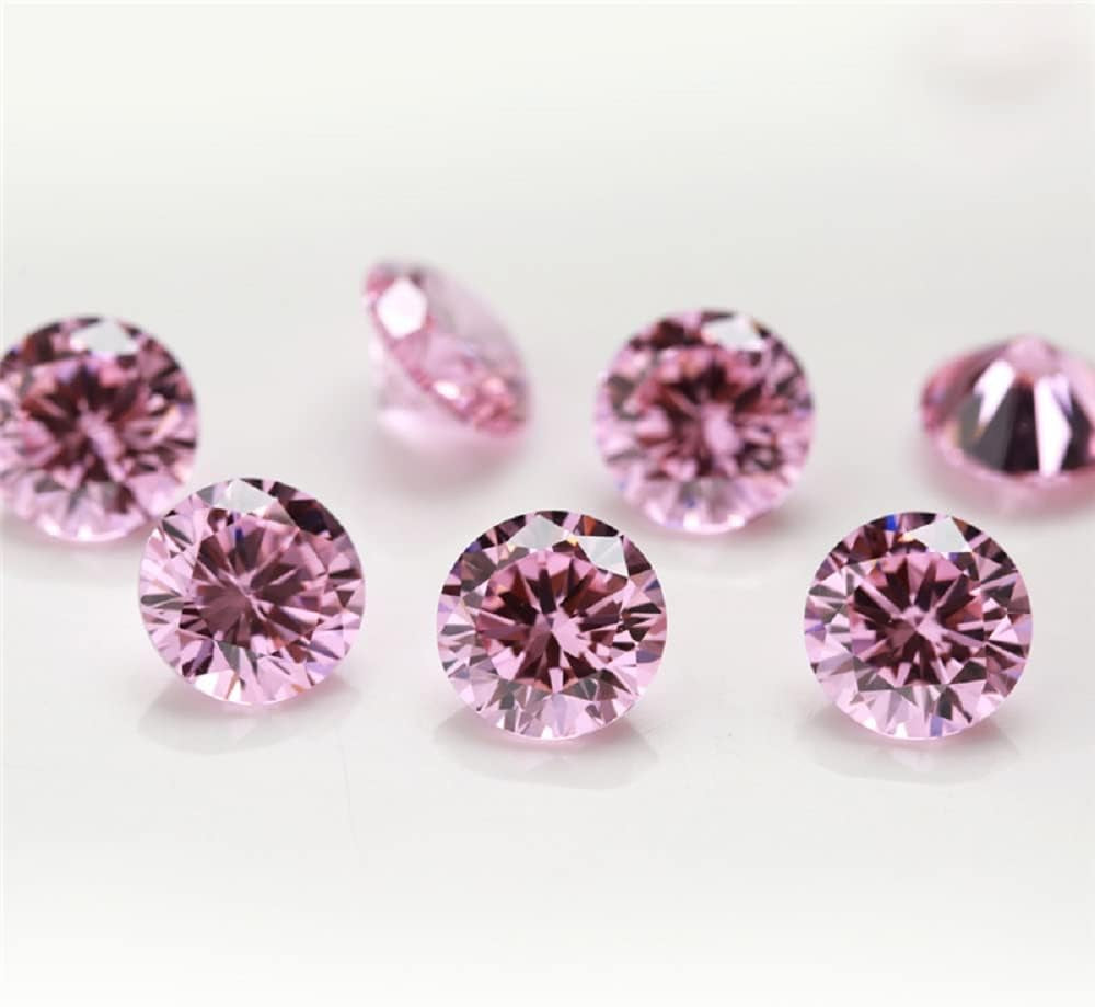 Round Cut 5A Cubic Zirconia Stone Mix 15 Colors Loose CZ Stones Synthetic Gemstone for Jewelry Making